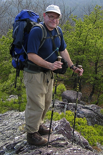 Joel on Bearfort Mountain (November 2003)